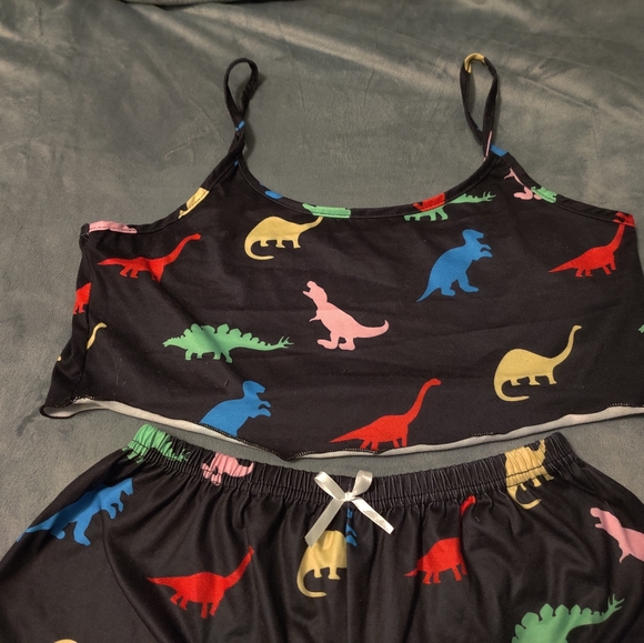 SHEIN 2 Piece Dinosaur Lounge Set - Picture 3 of 6